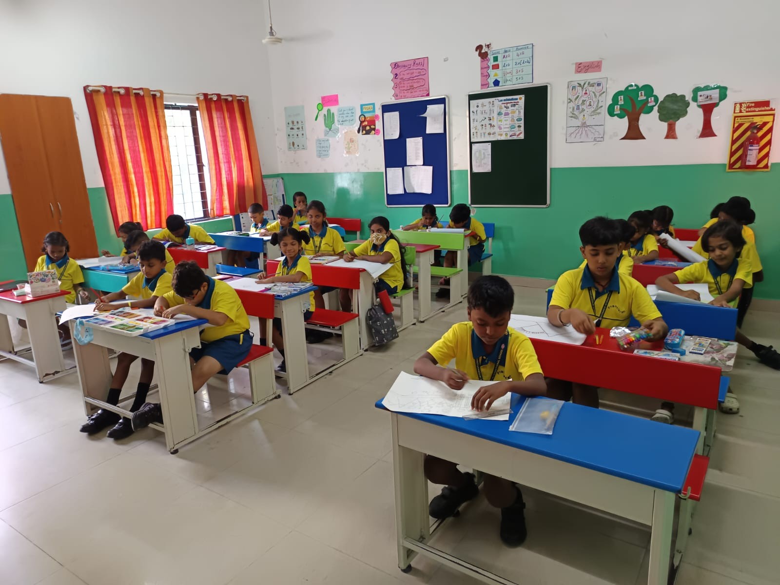 Grades 3 to 5 learning at SFIS