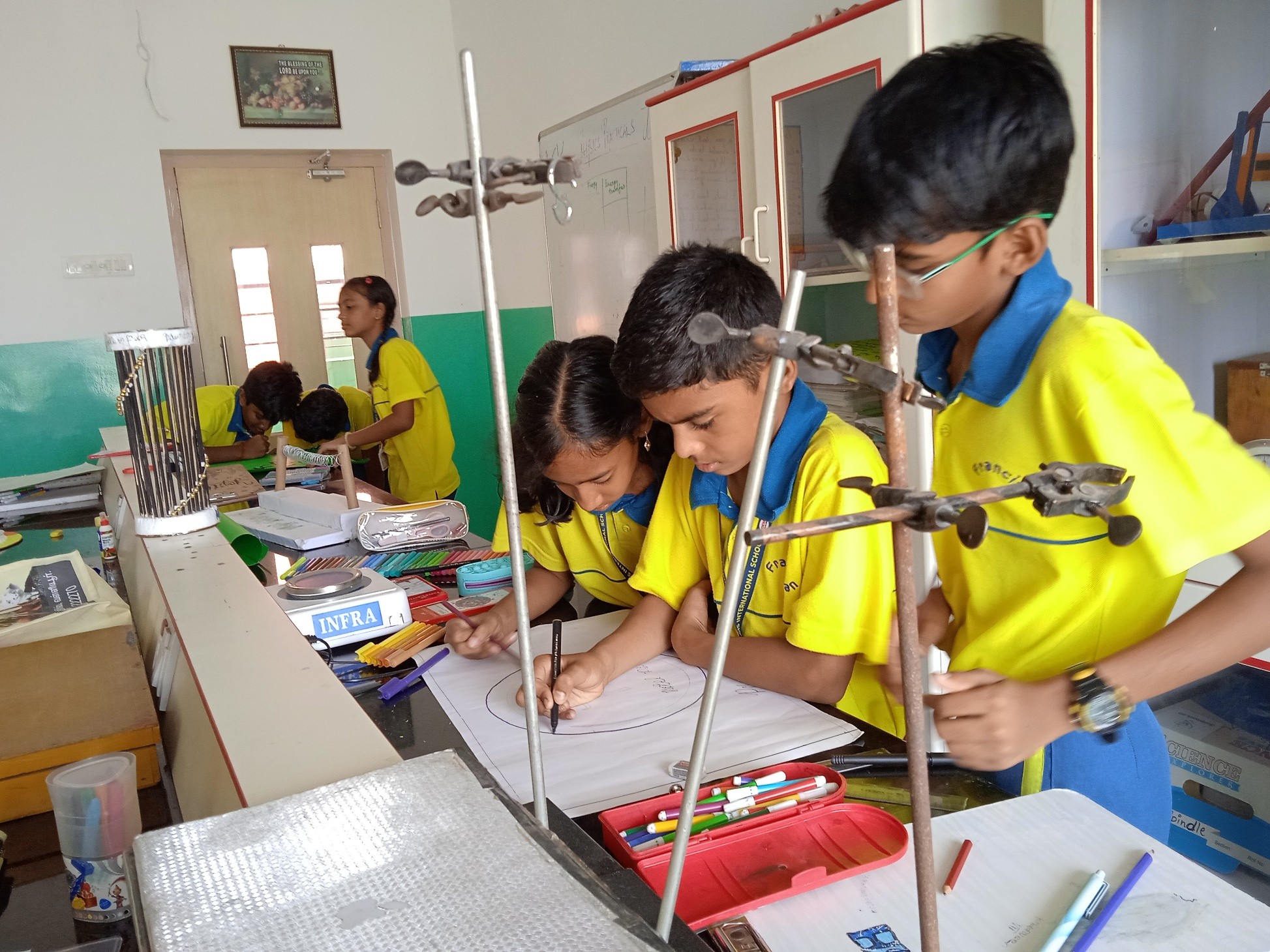 Students preparing for IGCSE at SFIS